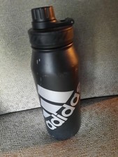 ADIDAS Black-Metalic 20 oz SPORTY Water Bottle Double Stainless