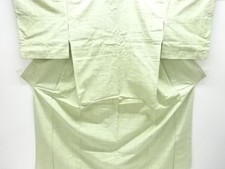 7690446: JAPANESE KIMONO / ANTIQUE KIMONO / SILK / HAND WOVEN TSUMUGI / SQUARES