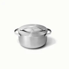 Caraway Home 6.5qt Stainless Steel Dutch Oven with Lid: Lifetime Warranty, 