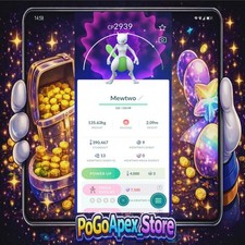 Shiny Mewtwo - Registered 20k dust or P T Cs