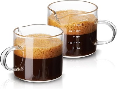 2 Pa Measuring Cups, 75ML Espro Cups with Handle, Espro