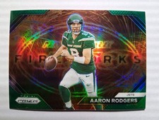 2023 Panini Prizm - Fireworks Aaron Rodgers #F-7 Green Prizm