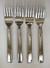 JA Henckels International EARL Set of 4 SALAD FORKS 7" Stainless Glossy 18/10