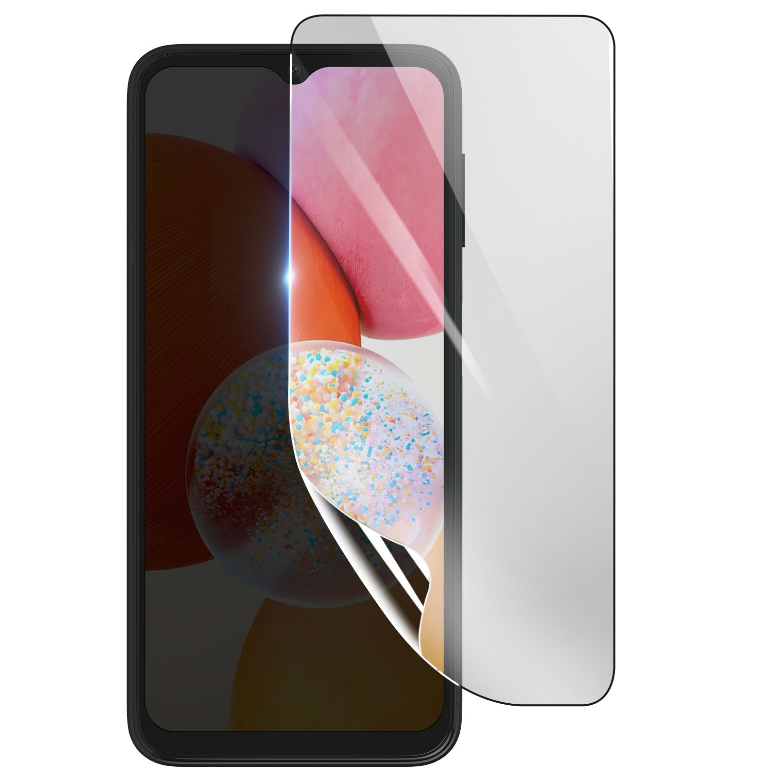 Protection écran hydrogel antichoc pour Galaxy A14 finie la vitre brisée