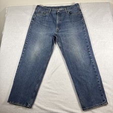 Levi  s 550 Men  s 40x30 Relaxed Fit Tapered Leg Jeans Medium Wash 100 Cotton