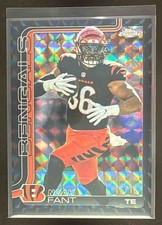 2025 Topps Chrome Noah Fant Black Geometric Refractor #/10 Bengals