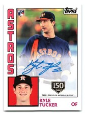 2019 Topps 1984 150th Anniversary  Auto Kyle Tucker Astros 150 Years Stamp /150