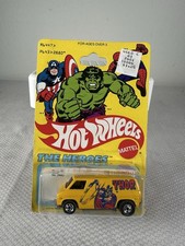 Vintage 1978 Marvel Hot Wheels The Heroes Thor 2880 Yellow Van Diecast NEW RARE