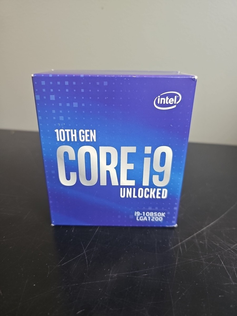 Intel Core I9-10850k 10 cores up to 5.2 GHz Unlocked 125w