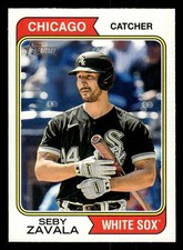 2023 Topps Heritage #596 Seby Zavala Card Chicago White Sox