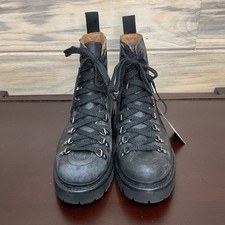 Grenson Brady Black Distressed Suede Leather ...