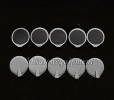 5 Pair 6.5cm Round Rubber Electrode Pads For Microcurrent Body Sliming Machine