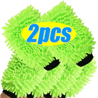 Car Wash Gloves Scratch Free E-bike Auto Cleaning Tool Portable Gloves Car Wash 