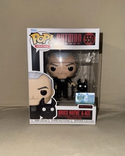 Funko Pop Batman Beyond Bruce Wayne and Ace 550 LE 9500 GameStop Exclusive