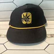 Liberty Mutual Insurance Logo Vintage 5 Panel Rope Rare HTF Hat Cap Statue Of