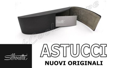 SILHOUETTE Brillen Etuis Kasten TMA 2026 Vari Modelle Neu Originale Schwarz