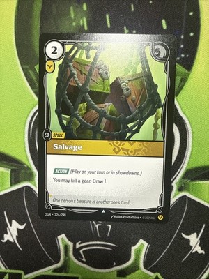 Salvage 224/298 Uncommon Riftbound League Of Legends