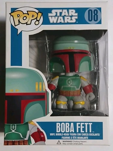 Funko Pop! Star Wars Boba Fett #08 Vinyl Bobble-Head Series 2 2011 Release