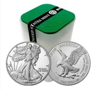 2023 American Eagles Roll / 20 Troy Ounces .999 Fine Silver / U.S. Mint Tube BU