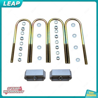 For 55-57 Chevy Belair Nomad 150 210 2''Drop Lowering Blocks U Bolts Complete Kit