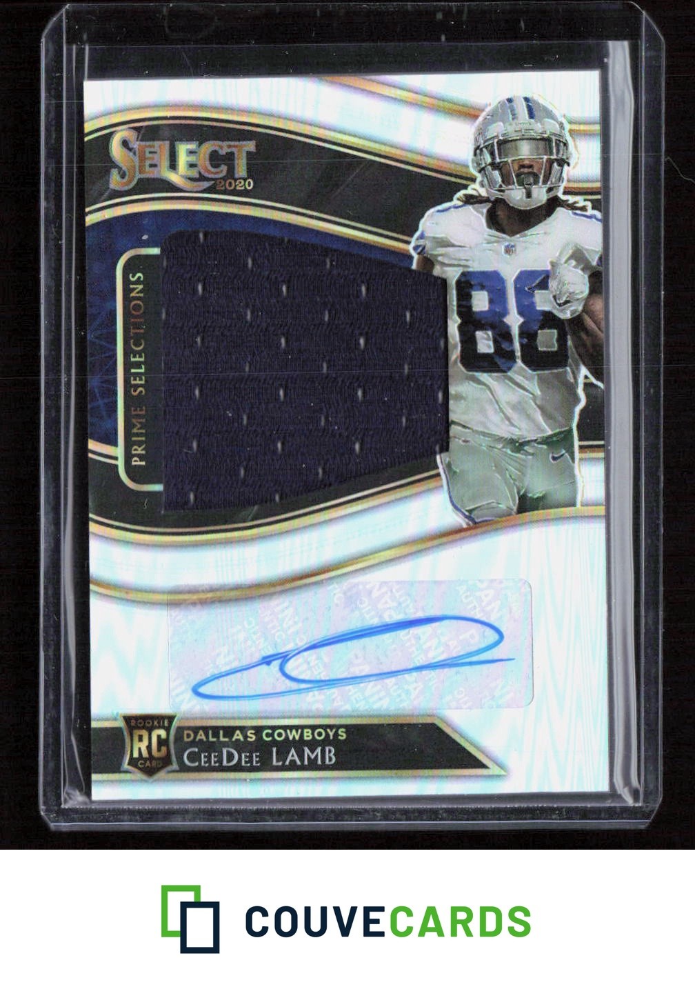 2020 Panini Select #PSS-CDL CeeDee Lamb Prime Selections Prizm Signatures #/49