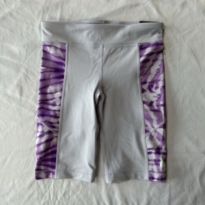 Nike Girl's Dry Tight Fit Trophy Bike 9'' Shorts Size S Purple
