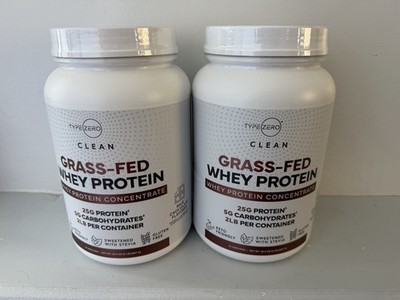 Type Zero Grass-Fed Whey Protein Powder 2lb Keto Friendly Stevia Gluten-Free 2LB