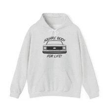 Square Body Life Chevy Graphic Hoodie Unisex Heavy Blend™ Hooded Sweatshirt