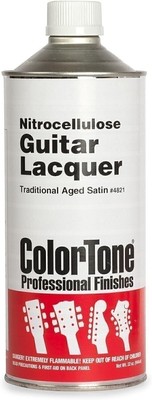 ColorTone Traditional Aged Satin Nitrocellulose Guitar Lacquer, 1-Quart Can