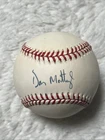Don Mattingly Autographed Baseball No  COA