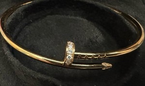 Cartier Juste Un Clou Bracelet Small Model in Rose Gold Sz 17 Excellent