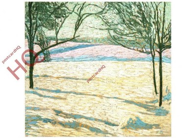 Ansichtskarte: Cuno Amiet, Winterlandschaft