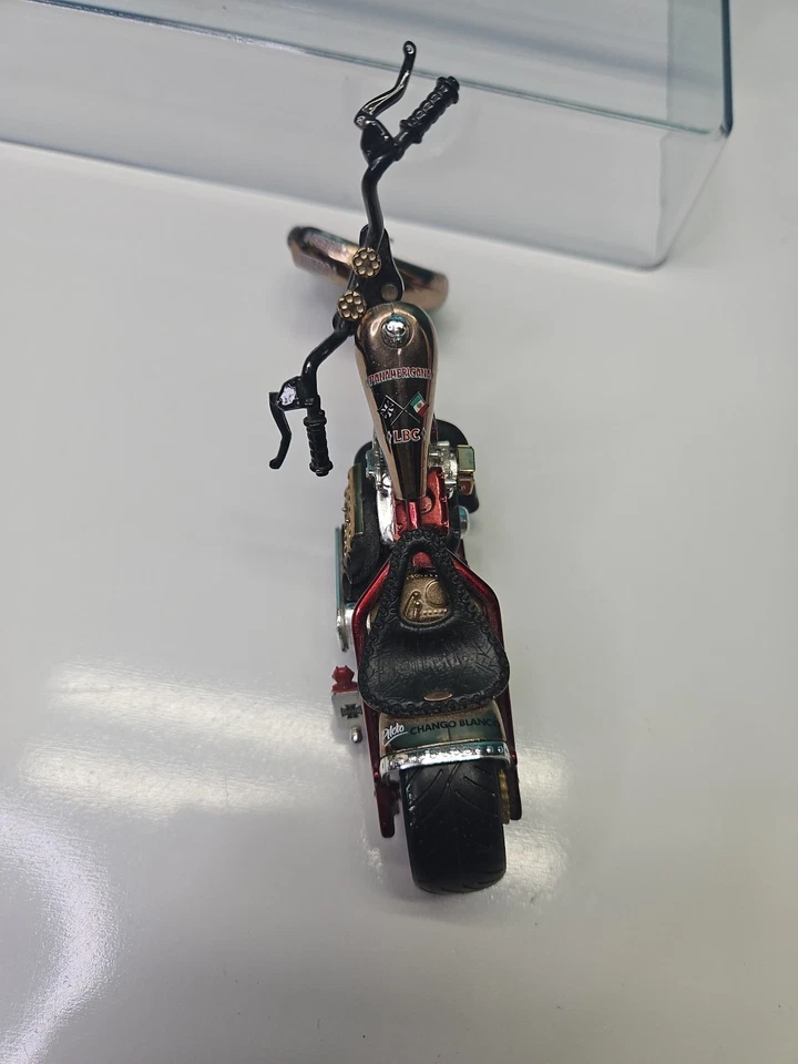 West Coast Choppers Penny Saved Motorcycle Jesse James Green 1:24 Scale - Image 3 of 4