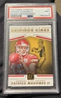 2017 Panini Donruss - Rookie Gridiron Kings Patrick Mahomes RC PSA 9 Free Ship