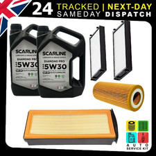 SERVICE KIT FOR BMW X5 X6 5W-30 10L OIL & CABIN, AIR, OIL FILTER