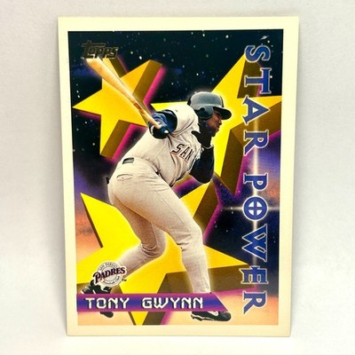 1996 Topps - Star Power Tony Gwynn #1 San Diego Padres Mr. Baseball HOF NM