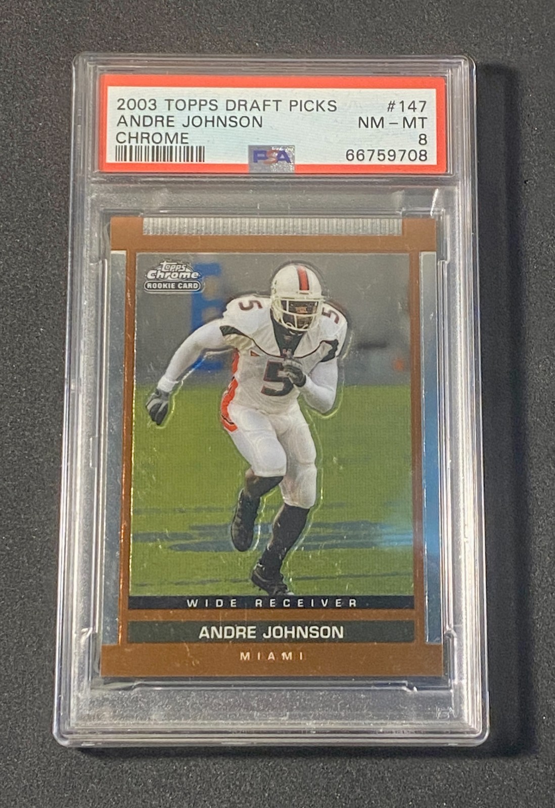 Andre Johnson Topps Draft Picks & Prospects #147 Chrome