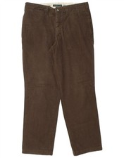 DOCKERS Mens Straight Chino Trousers W34 L32  Brown Cotton SL21