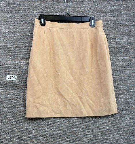 Escada, Gonna Escada vintage donna 40 beige lana foderata a matita lunghezza ginocchio Germania
