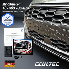 Rahmenloser Magnetischer Kennzeichenhalter TÜV Legal Ccultec® Mag it! Carbon