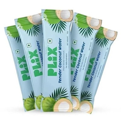 Plix Tender Coconut Water Premix For Instant Energy & Easy To Digest-Pack of 30