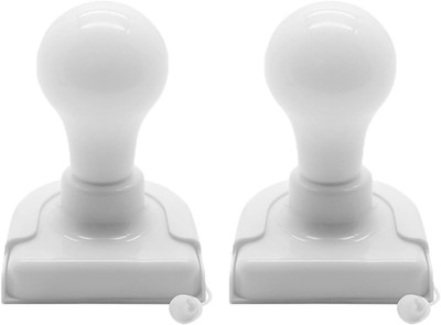 2 Pack Stick-Up Battery Operated Light Bulb, Battery Powered Wireless LED Closet