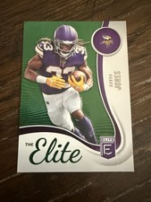2025 Donruss Elite Aaron Jones The Elite Green #3 Vikings