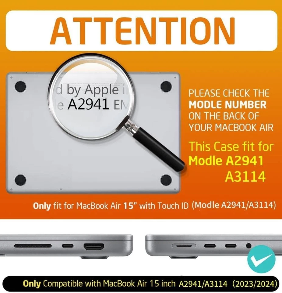 Protective Case for MacBook Air 15 Inch - Shockproof Design - Image 4 of 4