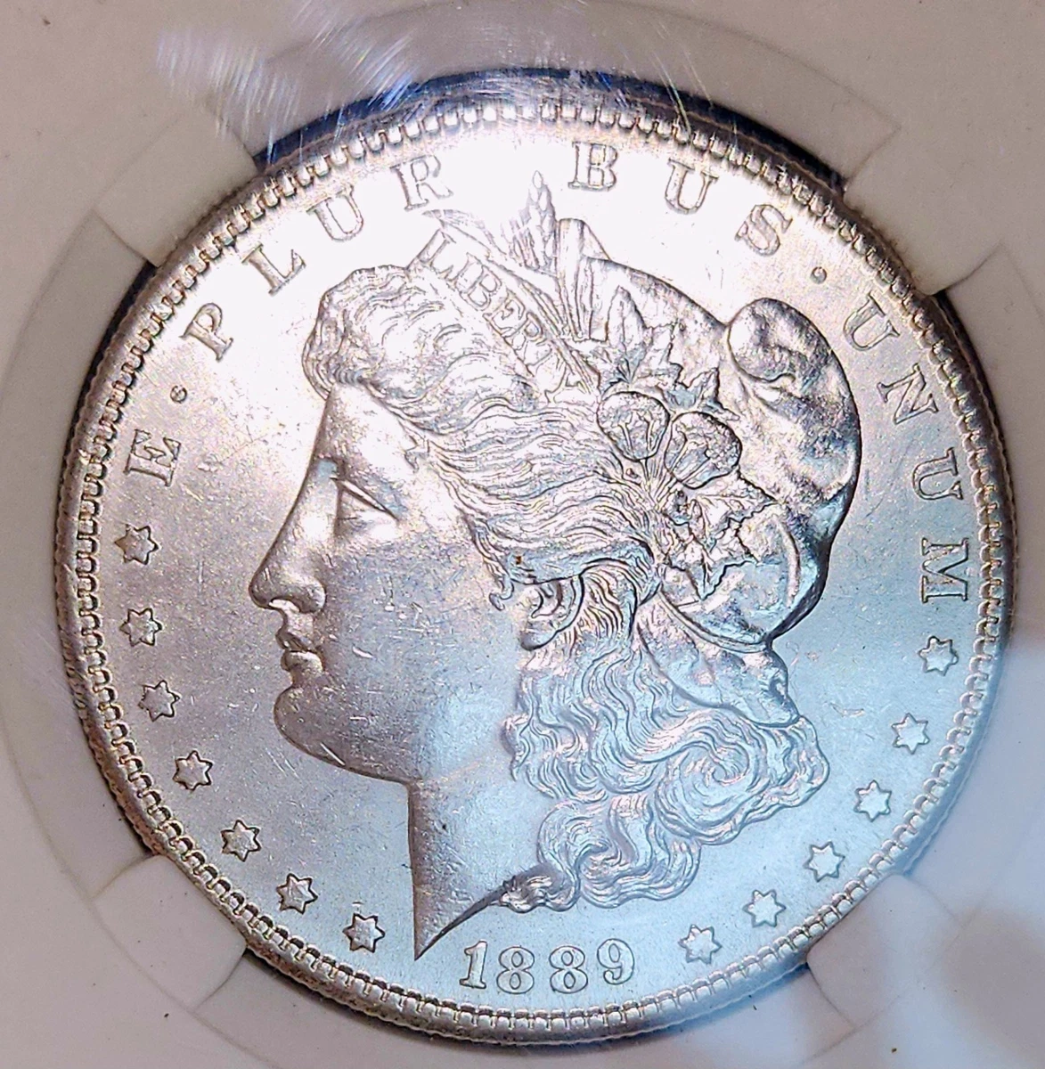 1889年 モルガンダラー MS 64 25+ MS 64 Graded 1889 Year Morgan US Dollars (1878-1921) for sale