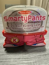 Smarty Pants - Kindergarten - 120 Brain Building Cards - Melissa  Doug Game
