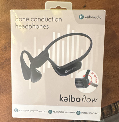 Kaibo Audio Kaibo Flow Bone Conduction Headphones Black IP67 Multipoint
