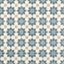Cheap Vinyl Flooring Blue & White Lino Morrocan Vintage Kitchen Bathroom Tiles