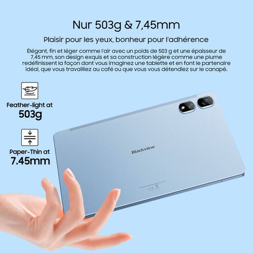 Blackview Tab16 Pro 4G Android 14 Tablette 11" 24Go+256Go 7700mAh Stylet gratuit - Photo 3/27