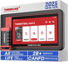 Thinktool Mini 2 OBD2 Auto Diagnostic Scanner Tool All System E.CU Coding CANFD
